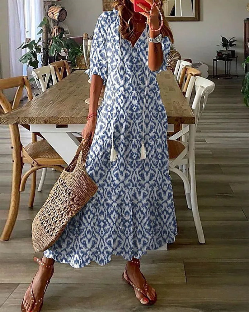 Michaela | Boho Tummy-Control Dress