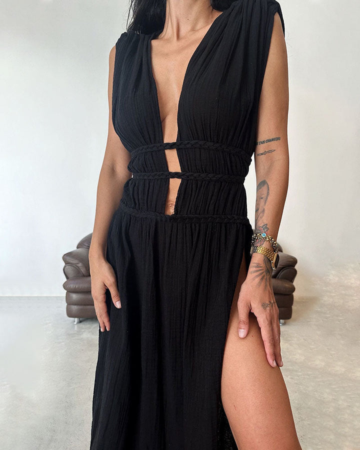 Zolla | Textured Slit Dress