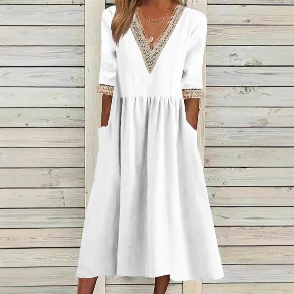 Livia Midi Lace Dress