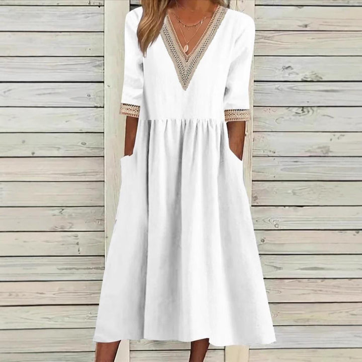 Livia Midi Lace Dress