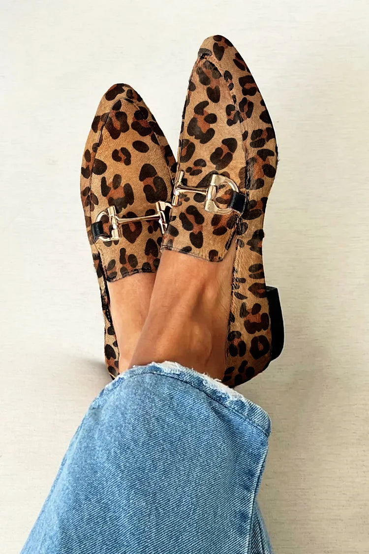 Gia | Elegant Leopard Moccasins
