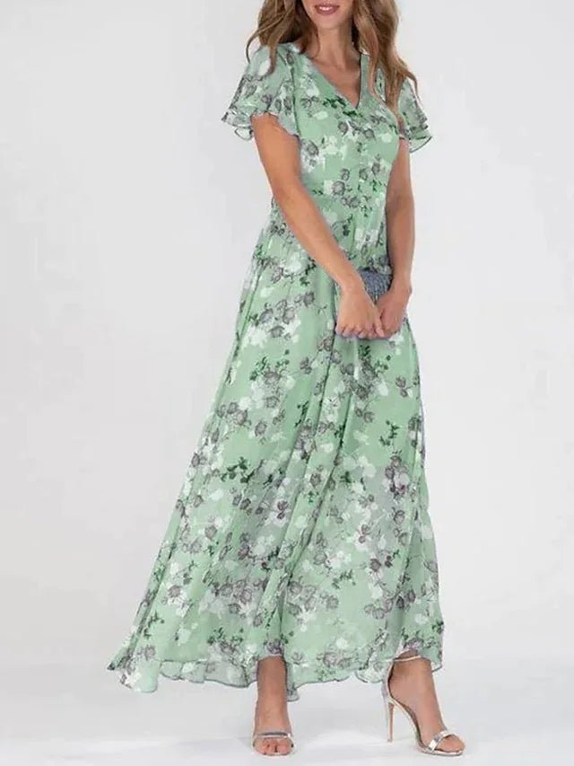 Zuri | Elegant Flowing Figure-Flattering Dress