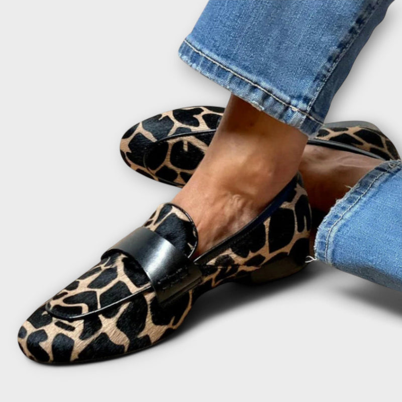 Léonie Leopard Print Loafers