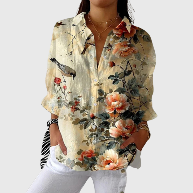 Bright Printed Lightweight Blouse