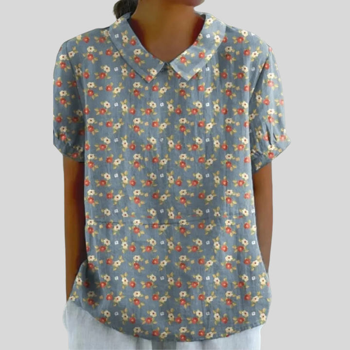 Soft Floral Lightweight Blouse