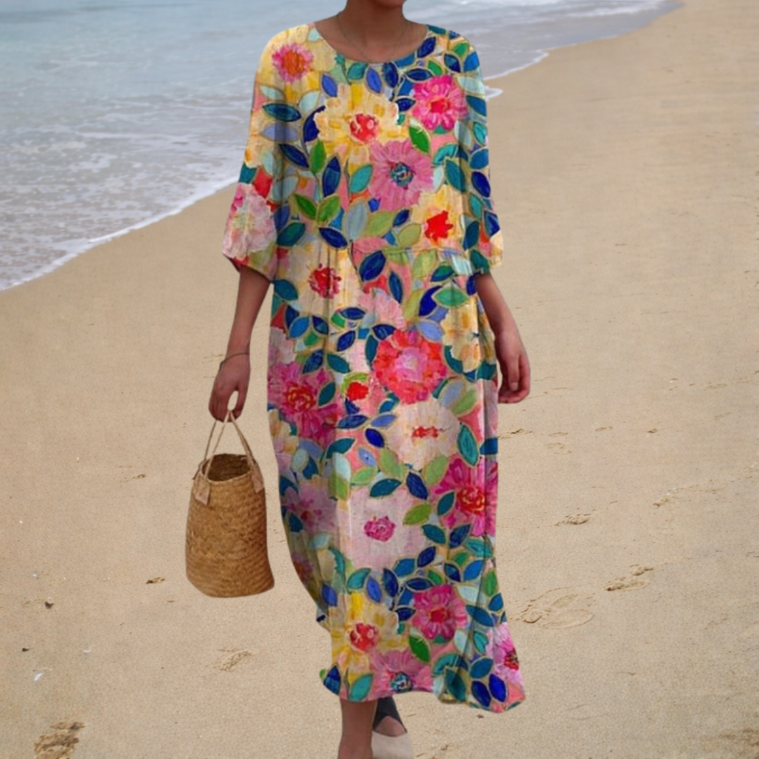 Chic Comfortable Long Flowing Dress