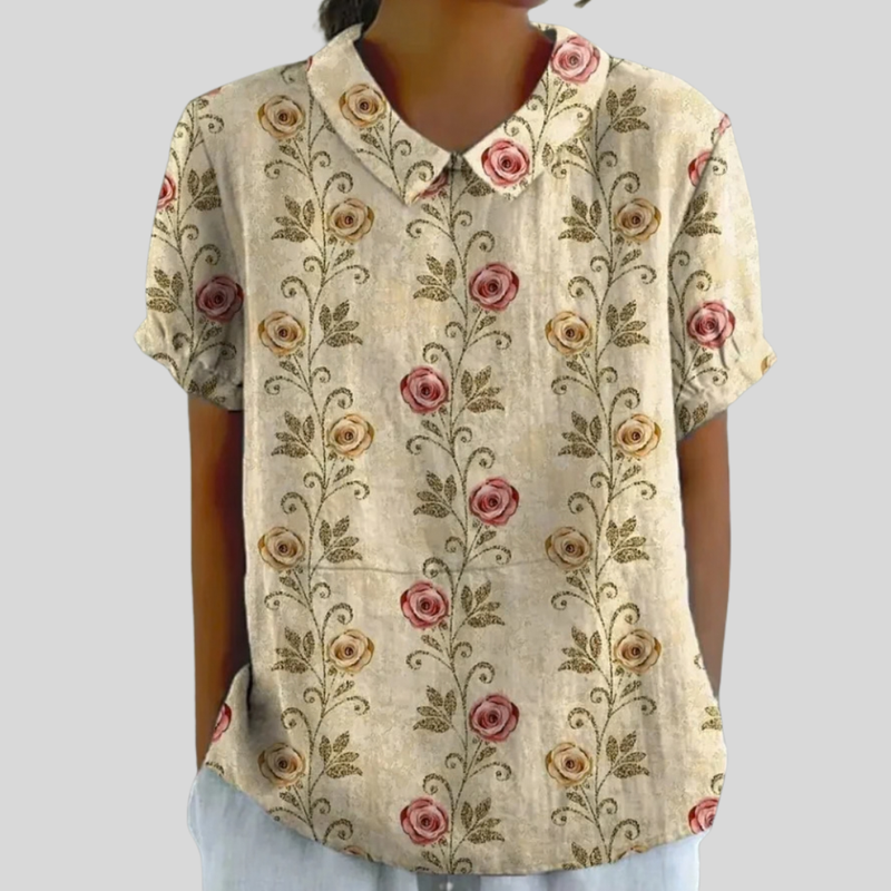 Spring Floral Top, Effortless Comfort