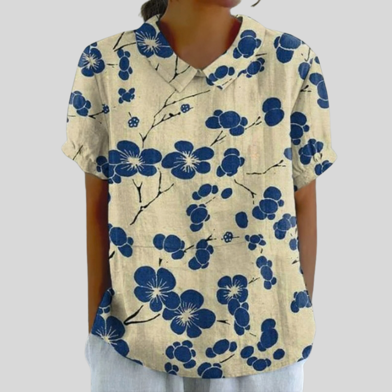 Floral Top, Effortless Comfort — Style 36