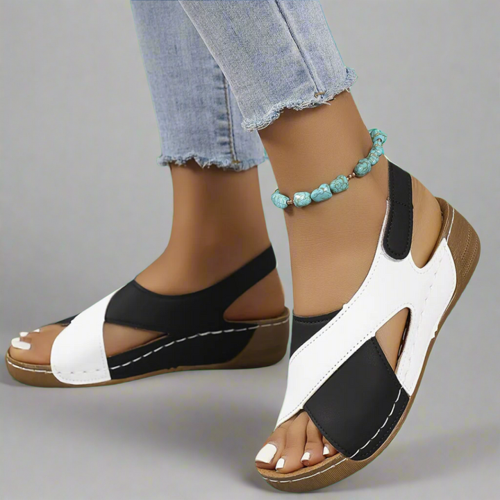 Kendra | Colour-Block Orthopedic Sandals