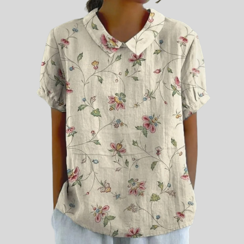 Floral Shirt, Effortless Comfort