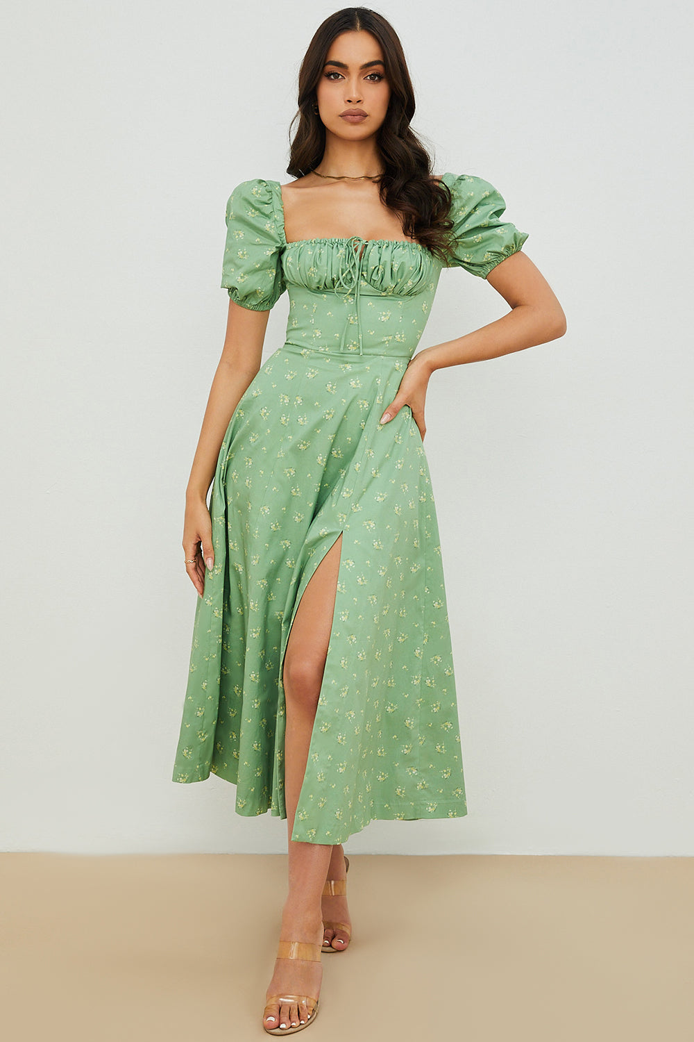 Aviana Puff Sleeve Dress