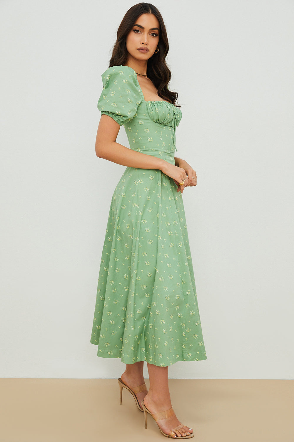 Aviana Puff Sleeve Dress