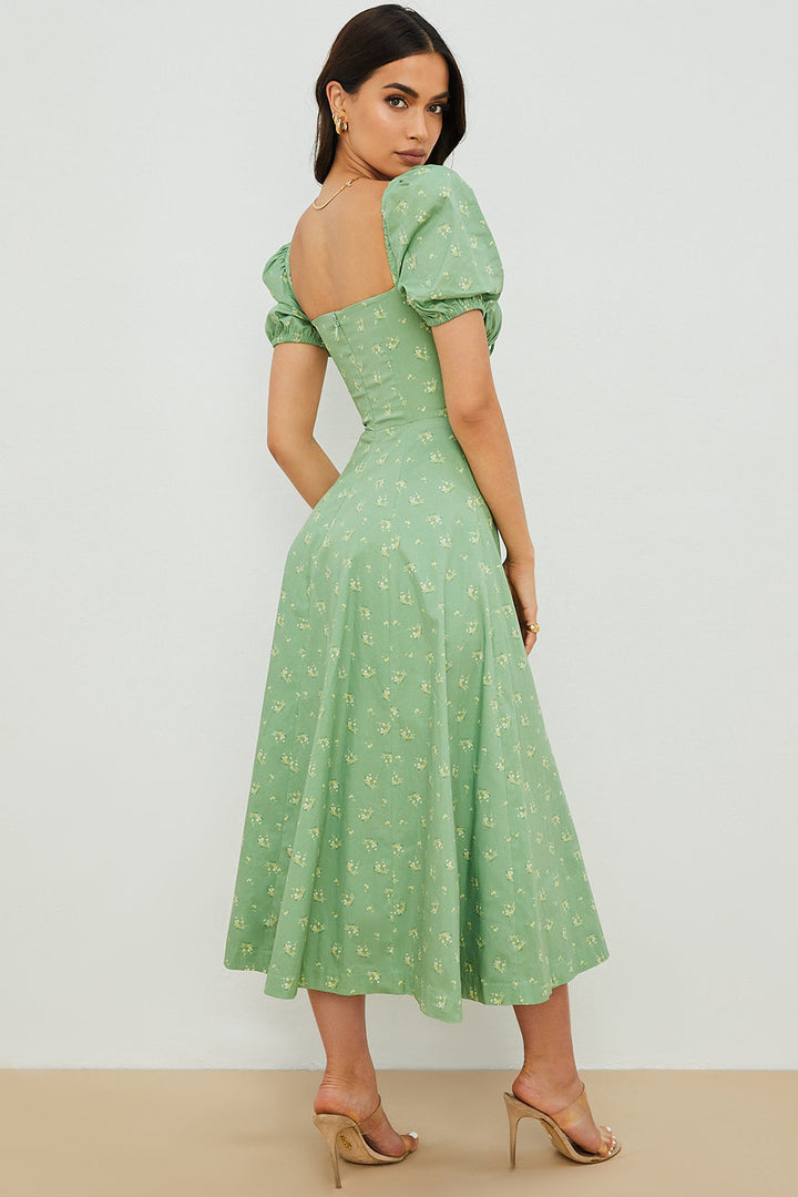 Aviana Puff Sleeve Dress