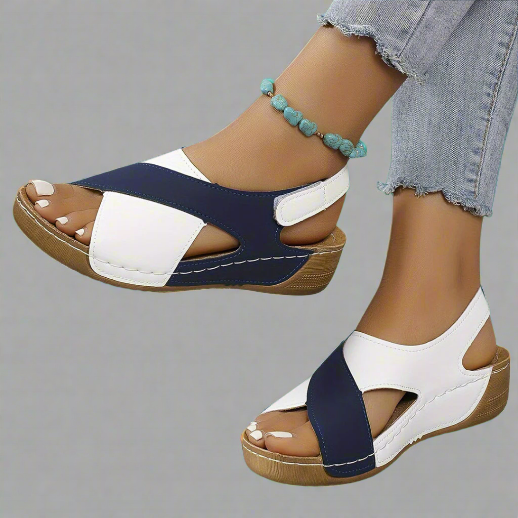 Kendra | Colour-Block Orthopedic Sandals