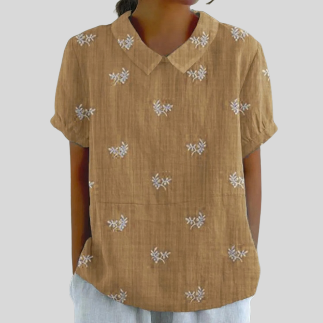 Floral Top, Effortless Comfort — Style 37