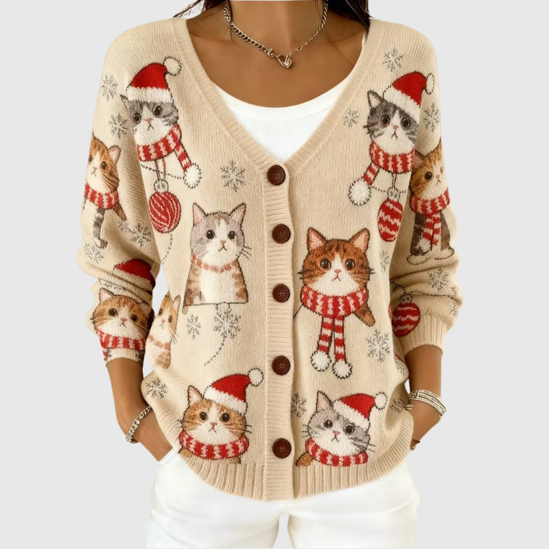 Comfortable Knit Button Cardigan — Style 5