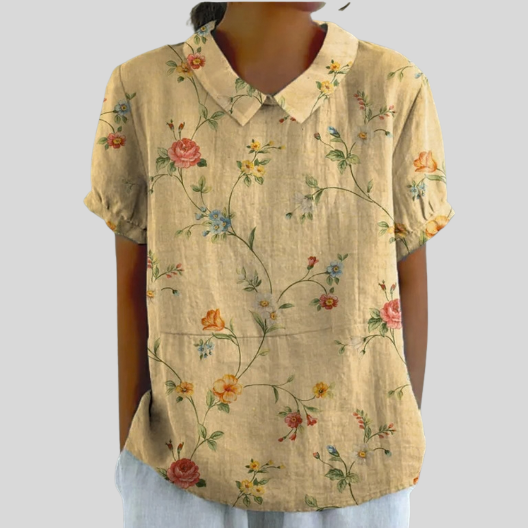 Floral Top, Effortless Comfort — Style 4