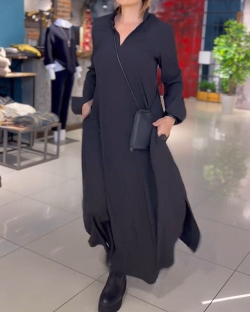 Sylvie | Wide-Cut Maxi Dress