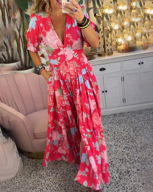 Floriana | Vibrant Floral Dress