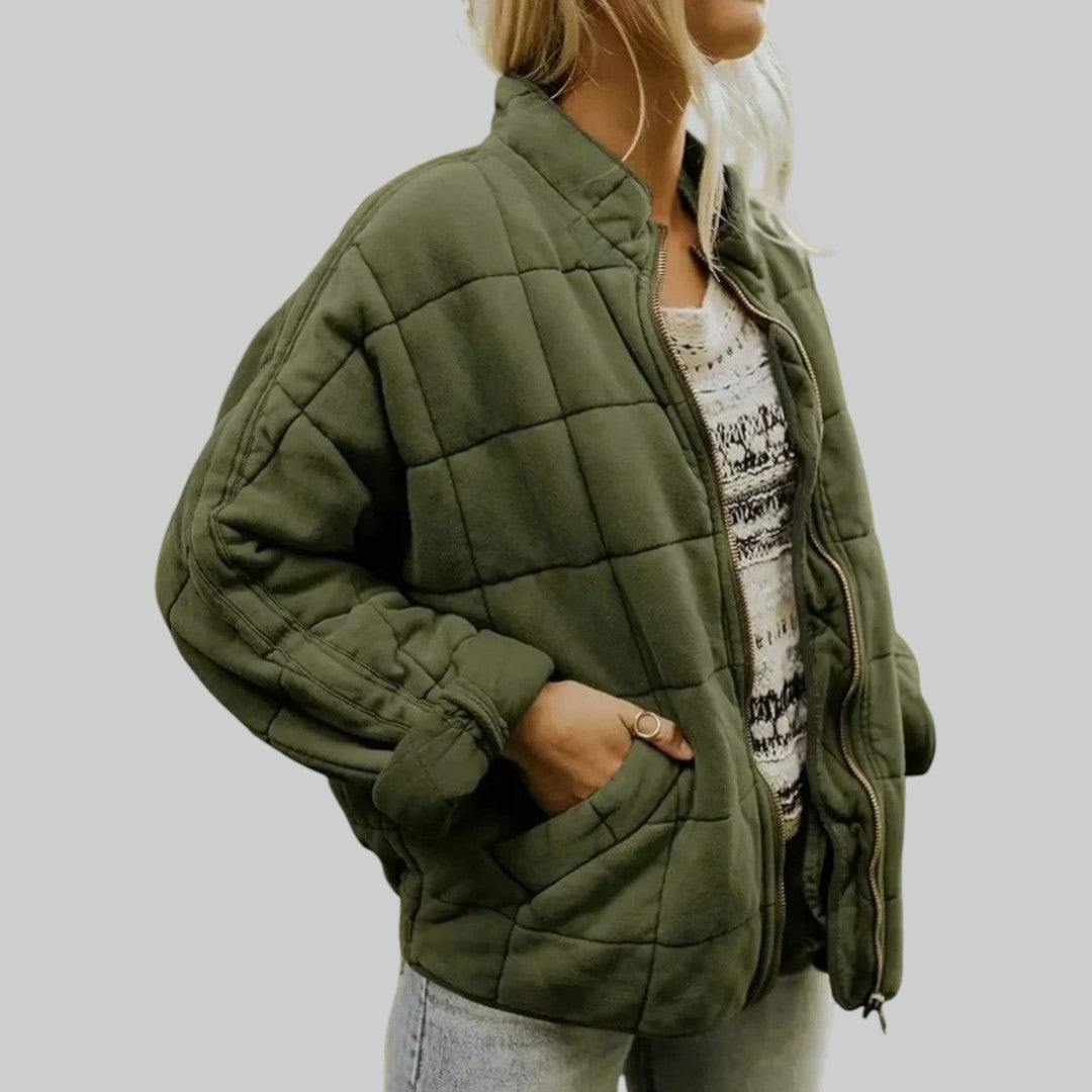 Josiane | Elegant Oversized Quilted Jacket