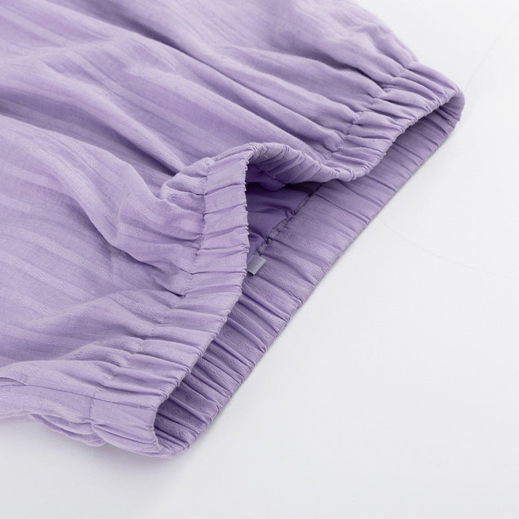 Viola | Button-Front Set with Airy Shorts