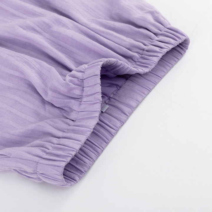 Viola | Button-Front Set with Airy Shorts