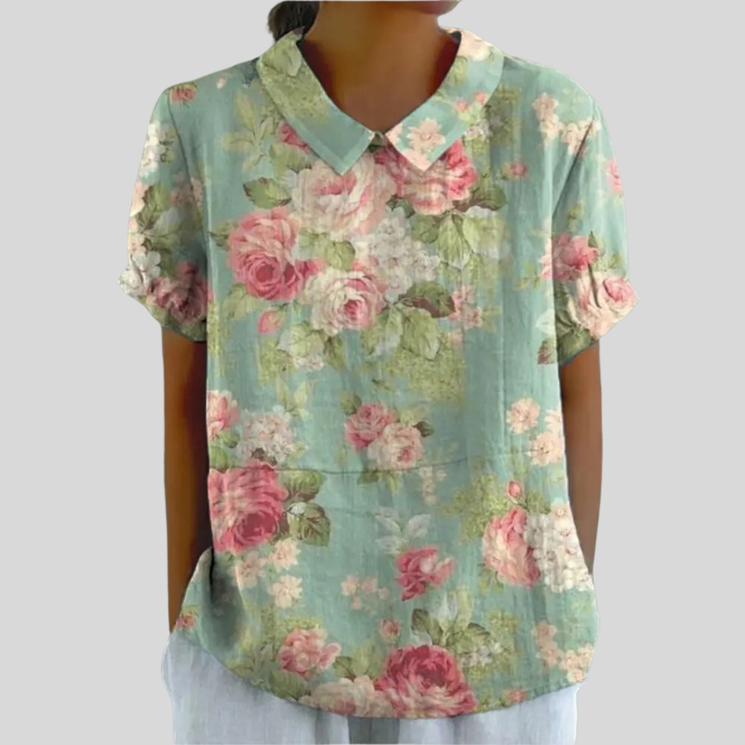 Floral Top, Effortless Comfort — Style 43