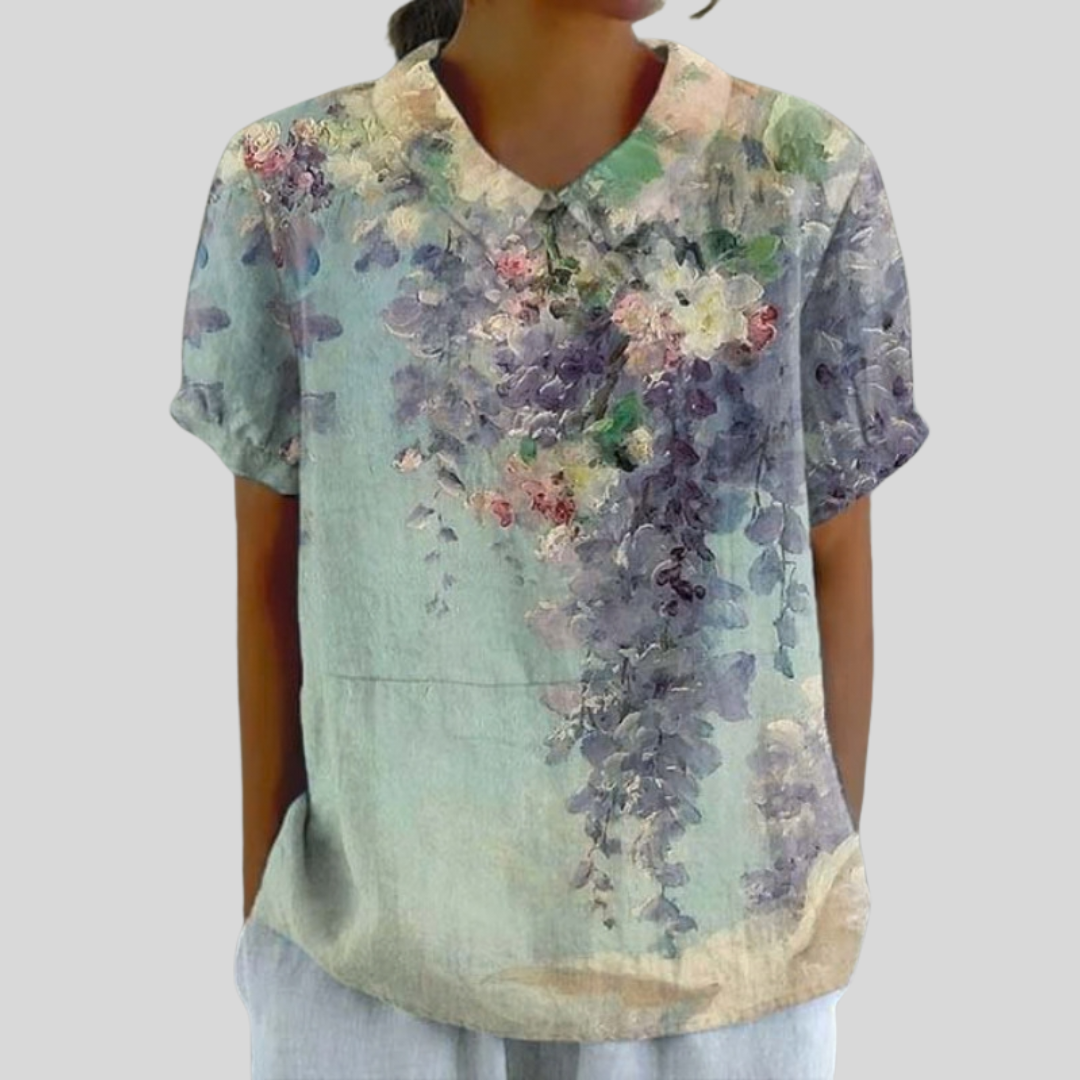 Floral Top, Effortless Comfort — Style 24