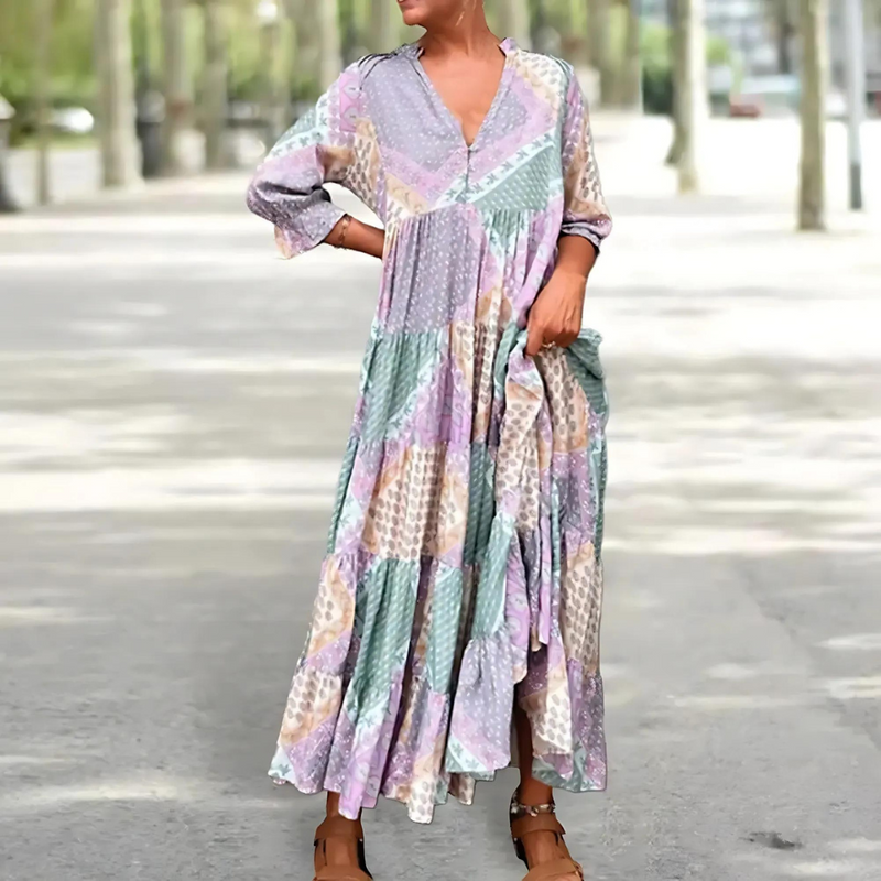 Florentina | Elegant Printed Dress