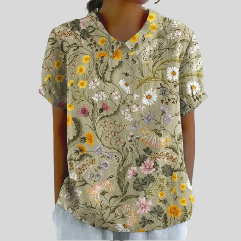 Floral Top, Effortless Comfort — Style 33