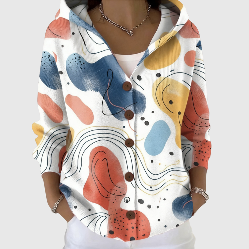 Hooded Knit Cardigan — Style 8