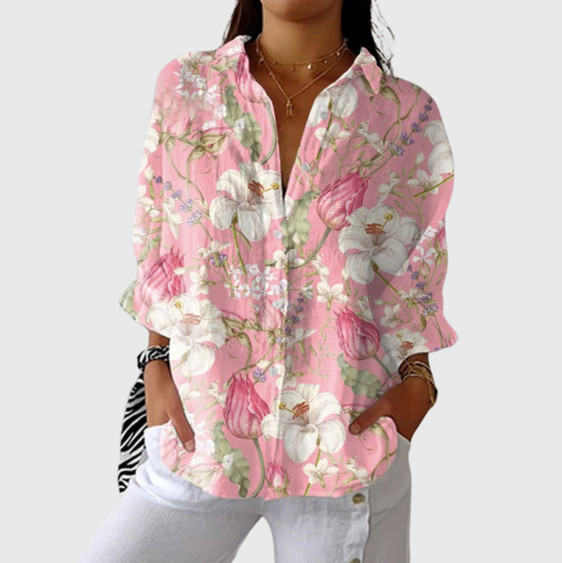 Colourful Bright Print Blouse