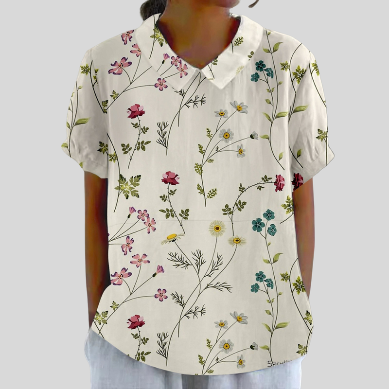 Floral Top, Effortless Comfort — Style 22