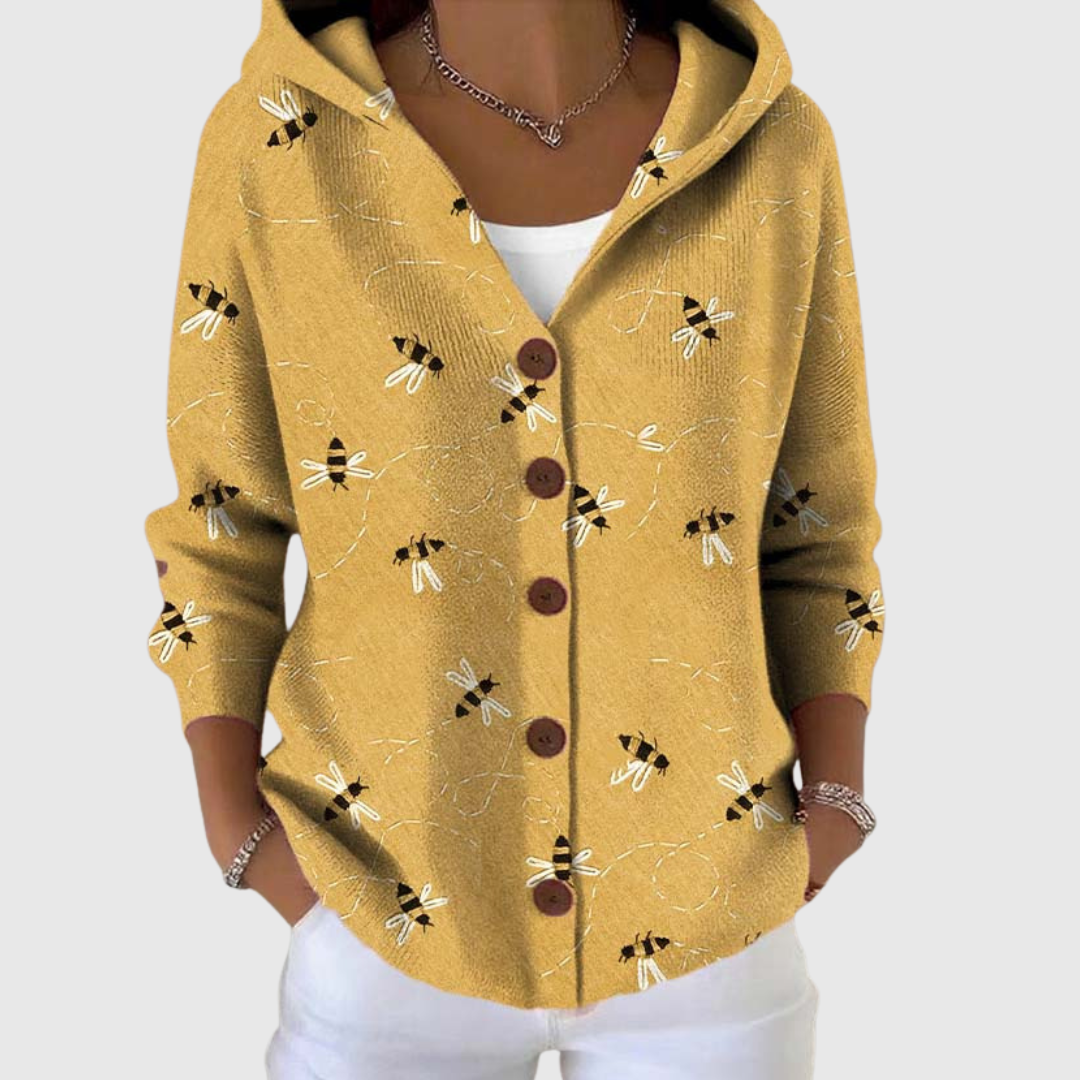 Hooded Knit Cardigan — Style 7