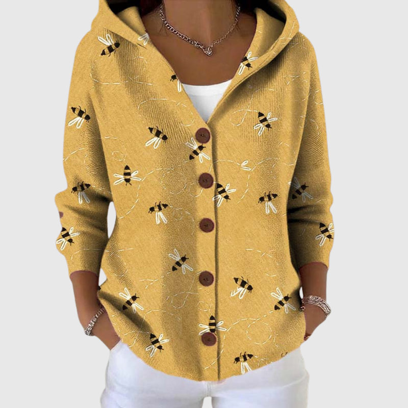 Hooded Knit Cardigan — Style 7