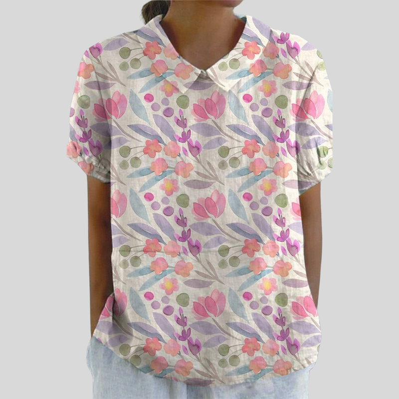 Floral Top, Effortless Comfort — Style 5