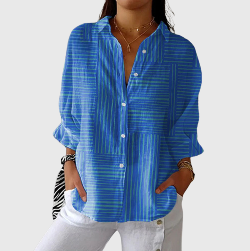 Colourful Printed Lightweight Blouse — Style 8