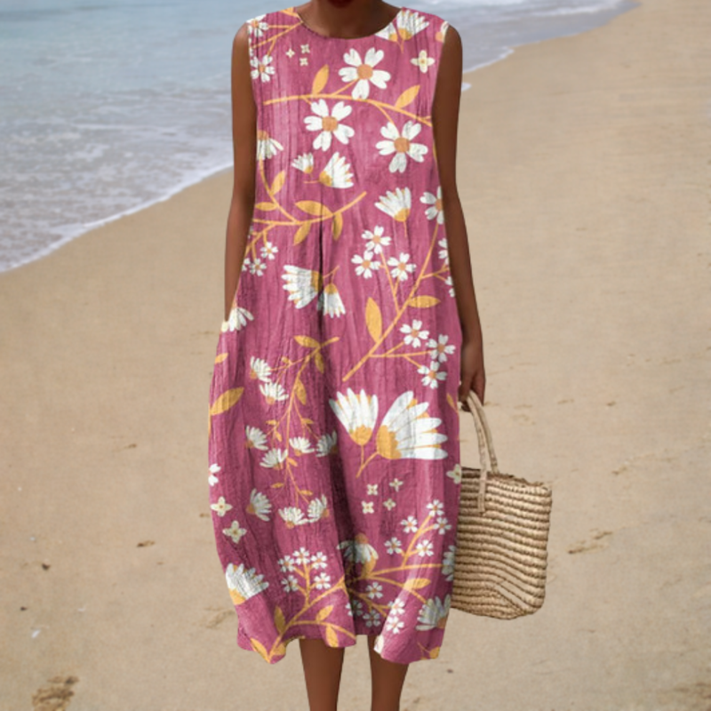 Sleeveless Summer Dress, Airy Comfort — Style 2