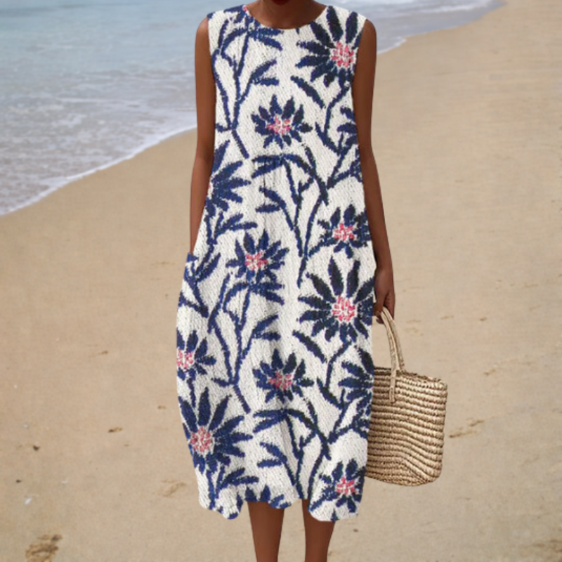 Sleeveless Summer Dress, Effortless Elegance — Style 2