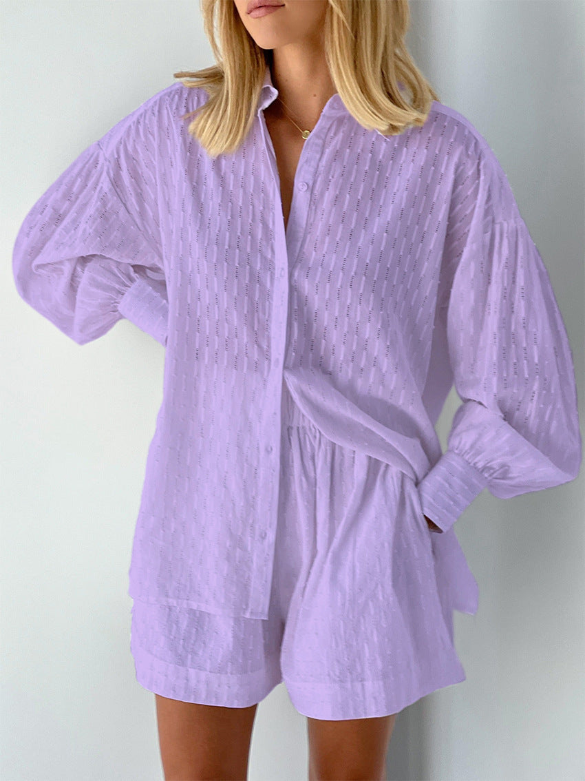 Elizabeth | Light Shirt & Shorts Ensemble