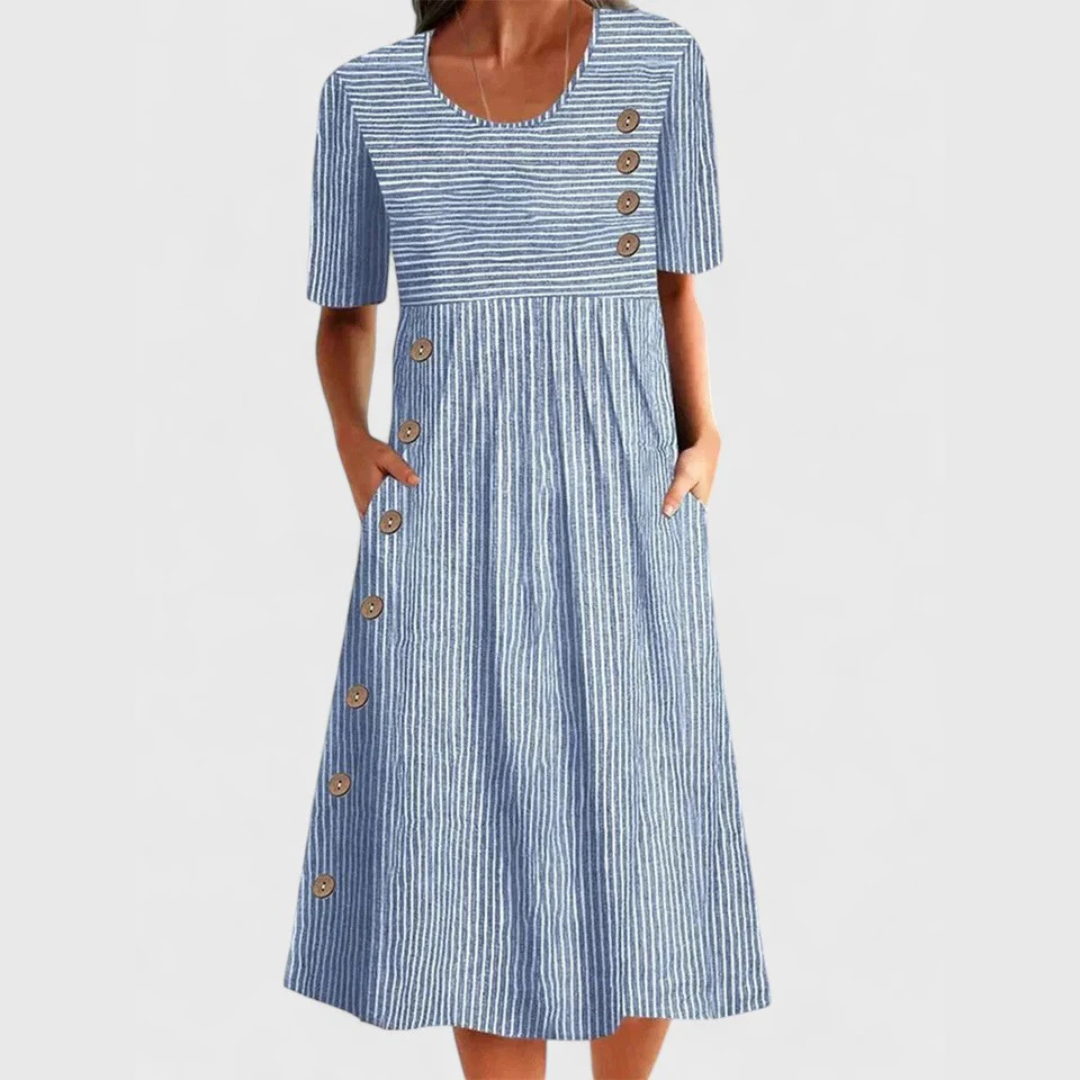 Jarna | Midi Stripe Dress