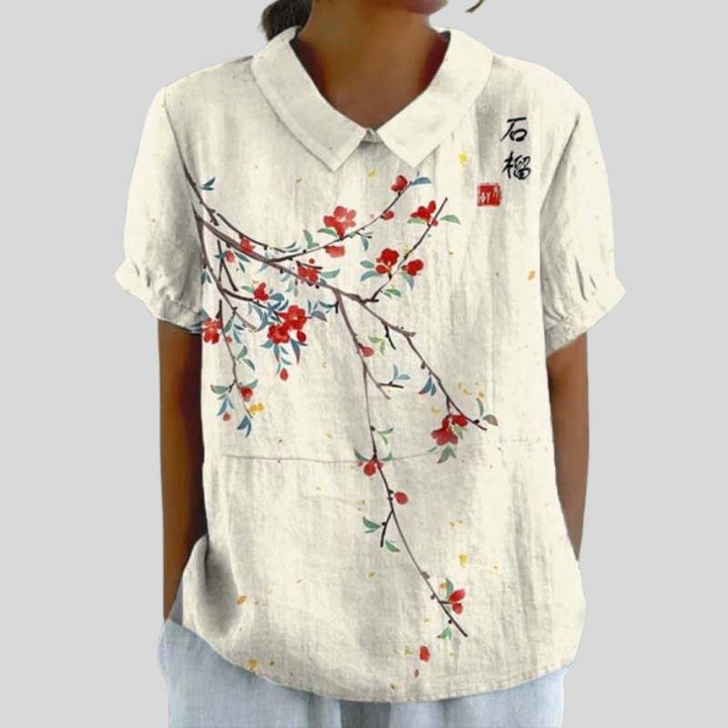 Floral Top, Effortless Comfort — Style 16