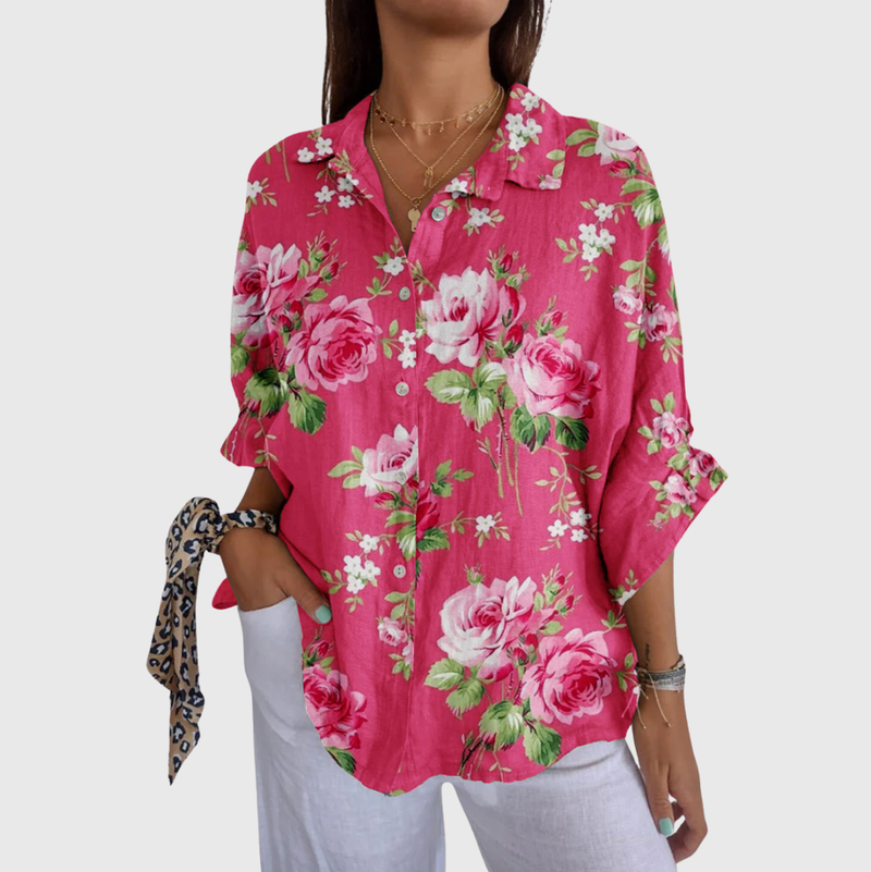 Colourful Printed Lightweight Blouse — Style 1
