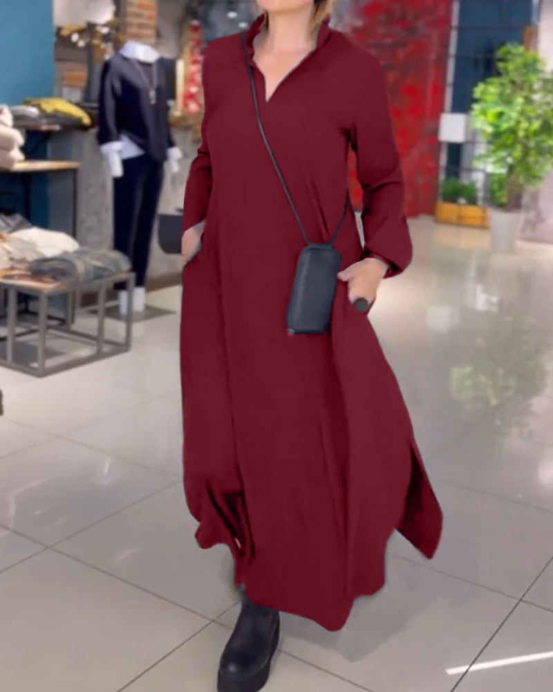 Sylvie | Wide-Cut Maxi Dress