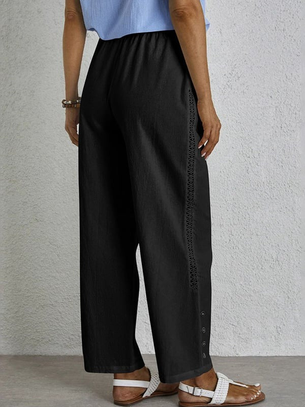 Shania | Relaxed Button Trousers