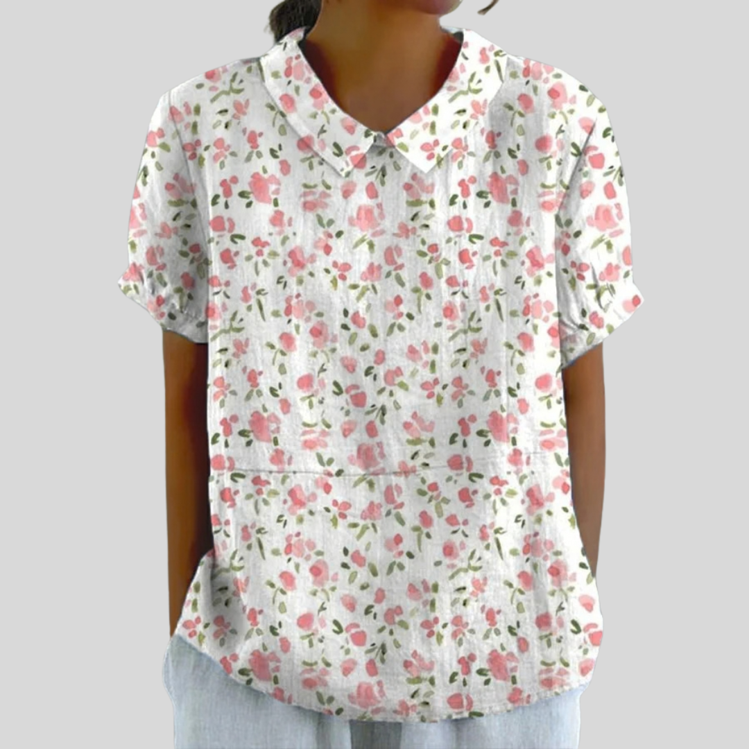 Floral Top, Effortless Comfort — Style 7