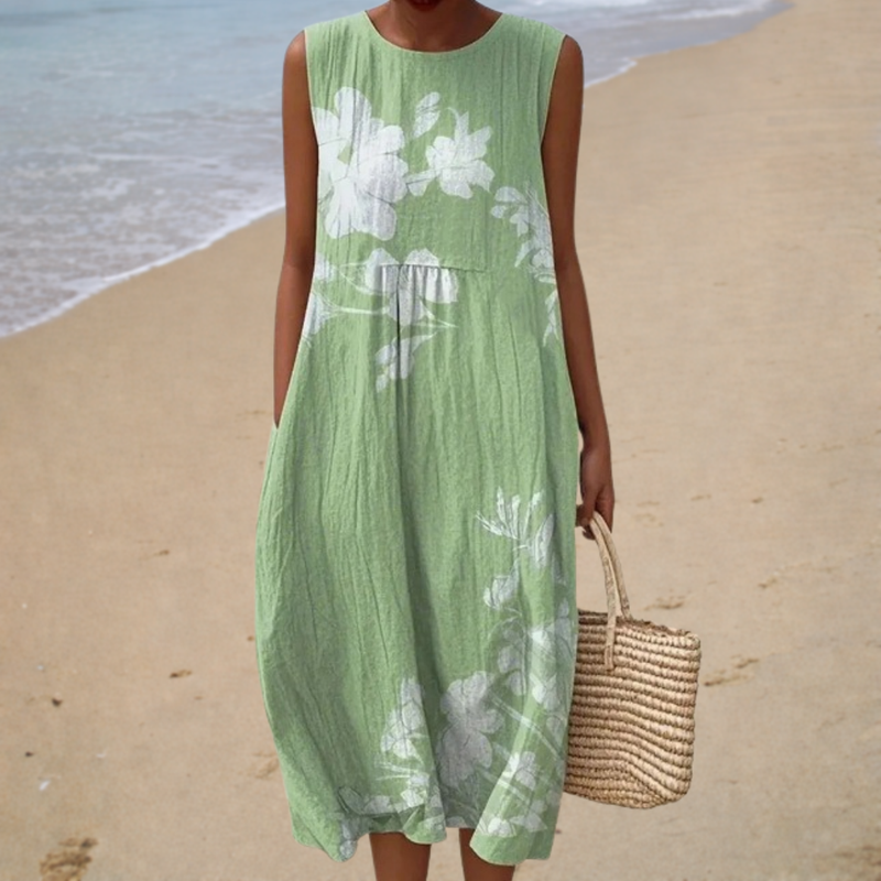 Sleeveless Summer Dress, Effortless Elegance — Style 3