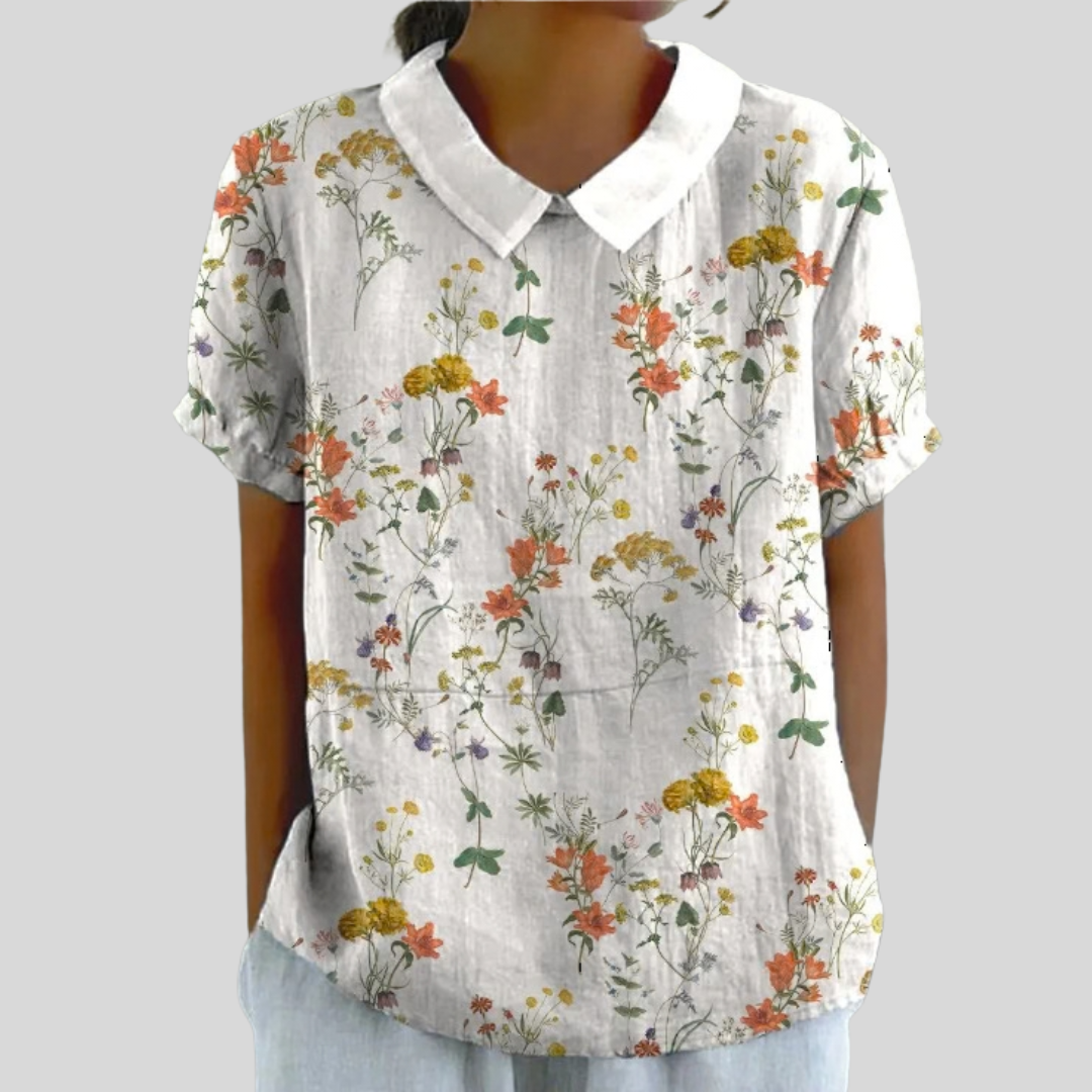 Floral Top, Effortless Comfort — Style 23