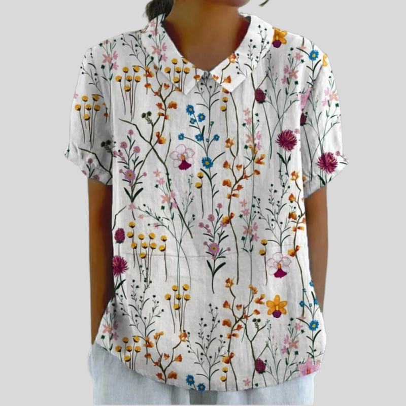 Floral Top, Effortless Comfort — Style 26