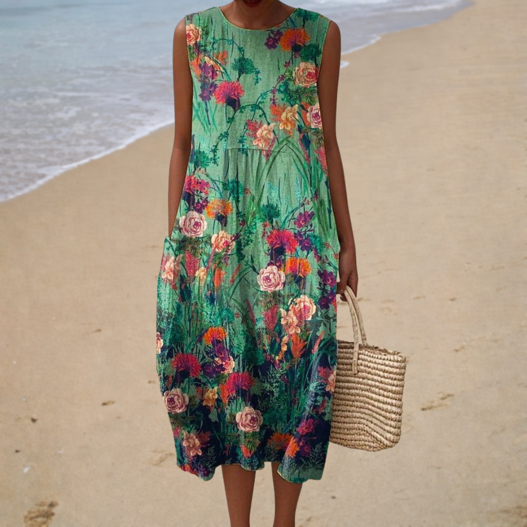 Sleeveless Summer Dress, Airy Comfort — Style 3
